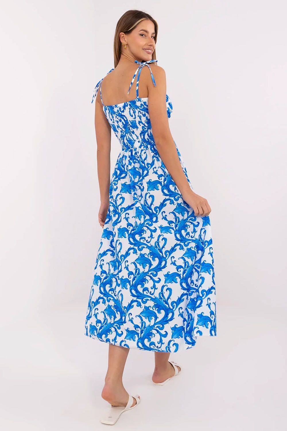 Alltagskleid Italy Moda blau