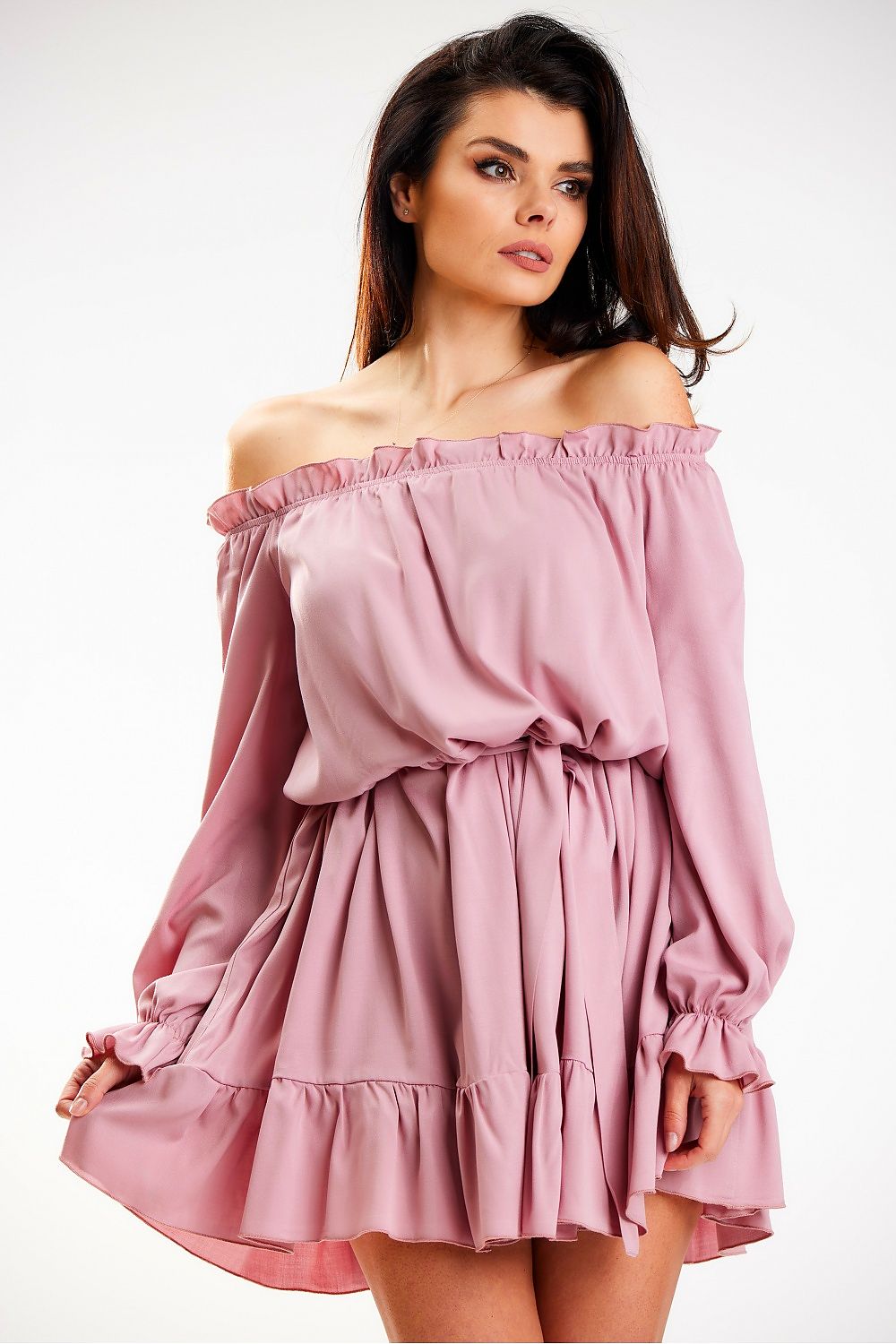 Alltagskleid awama rosa
