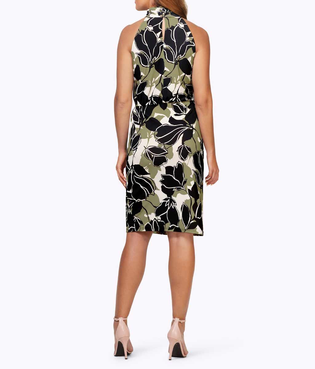 Ashley Brooke Jersey-Kleid, champagner-dunkeltaupe