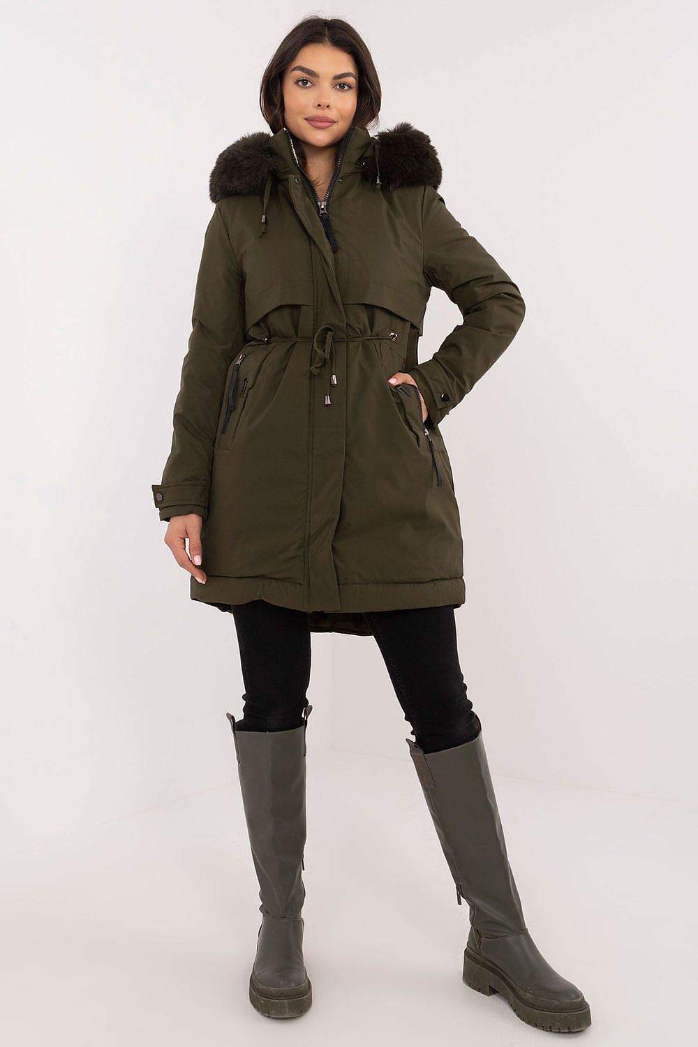 Jacke Factory Price Pelzkragen verschiedene Farben