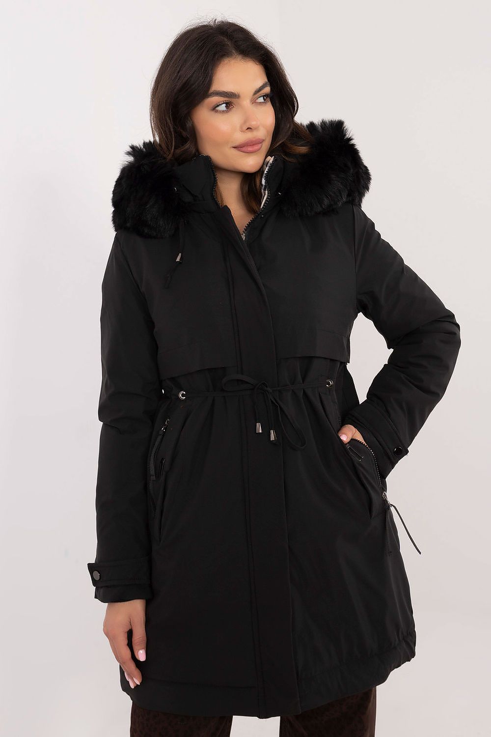 Jacke Factory Price Pelzkragen verschiedene Farben