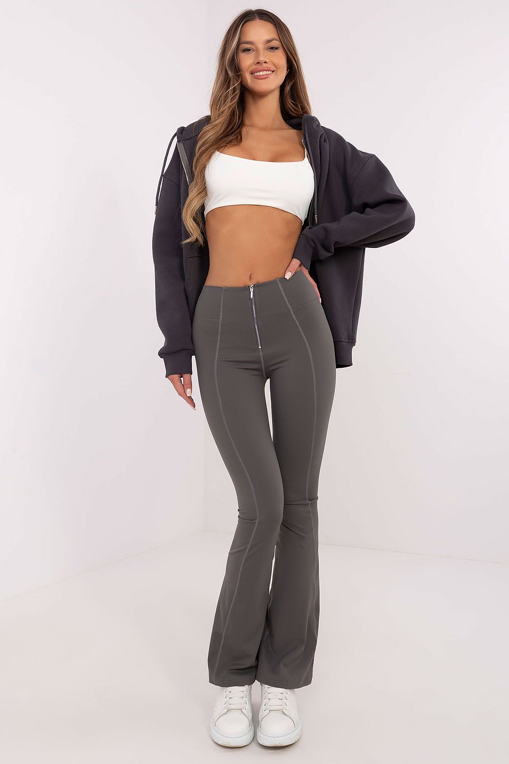 Lange Leggings NM grau