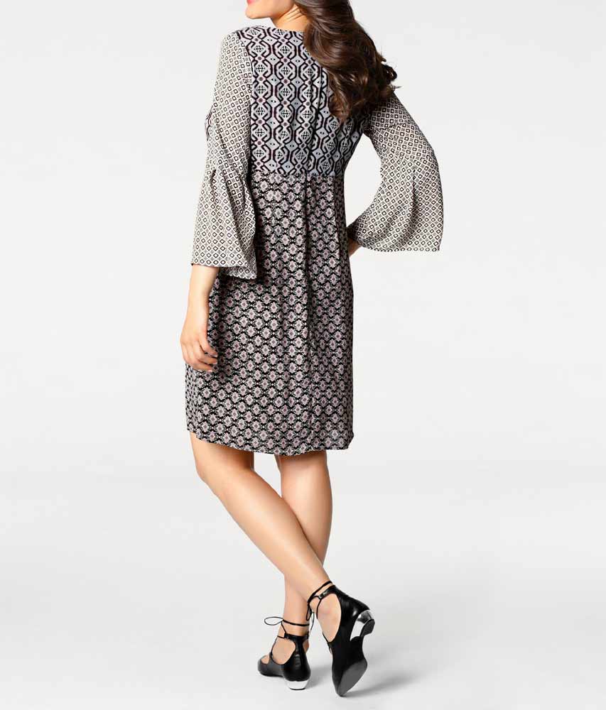 Linea Tesini Kleid, bunt