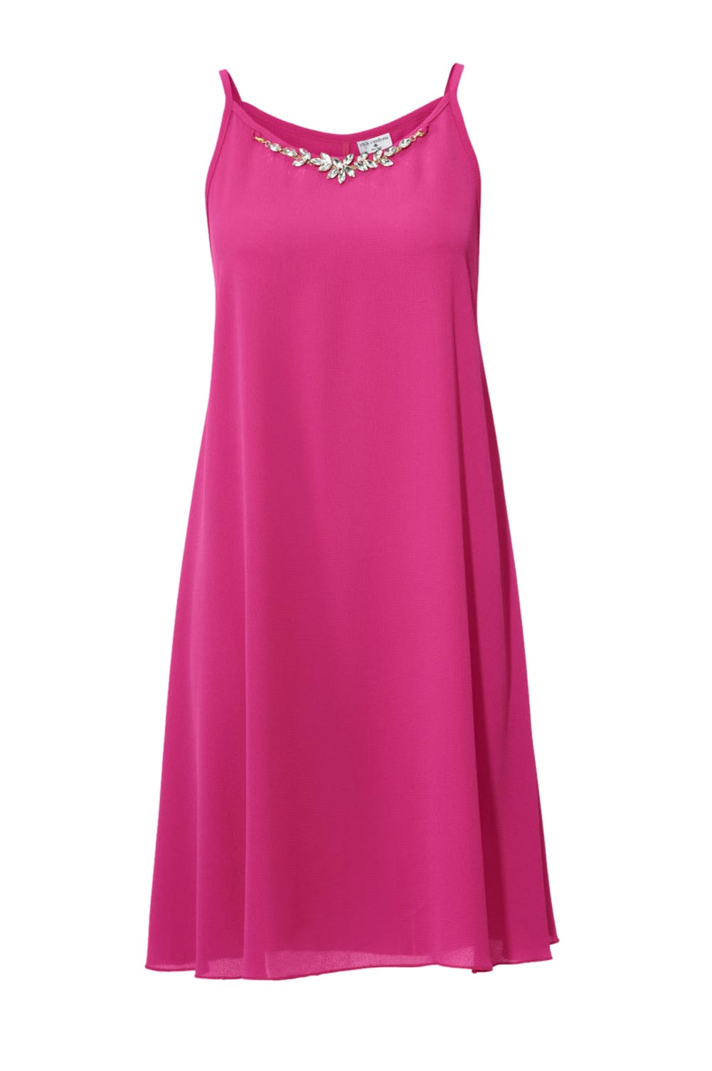 Rick Cardona Kleid mit Kette, pink