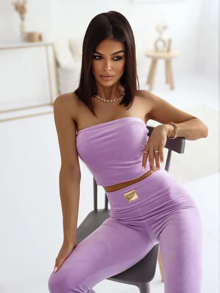 Damen Set Atena Samt