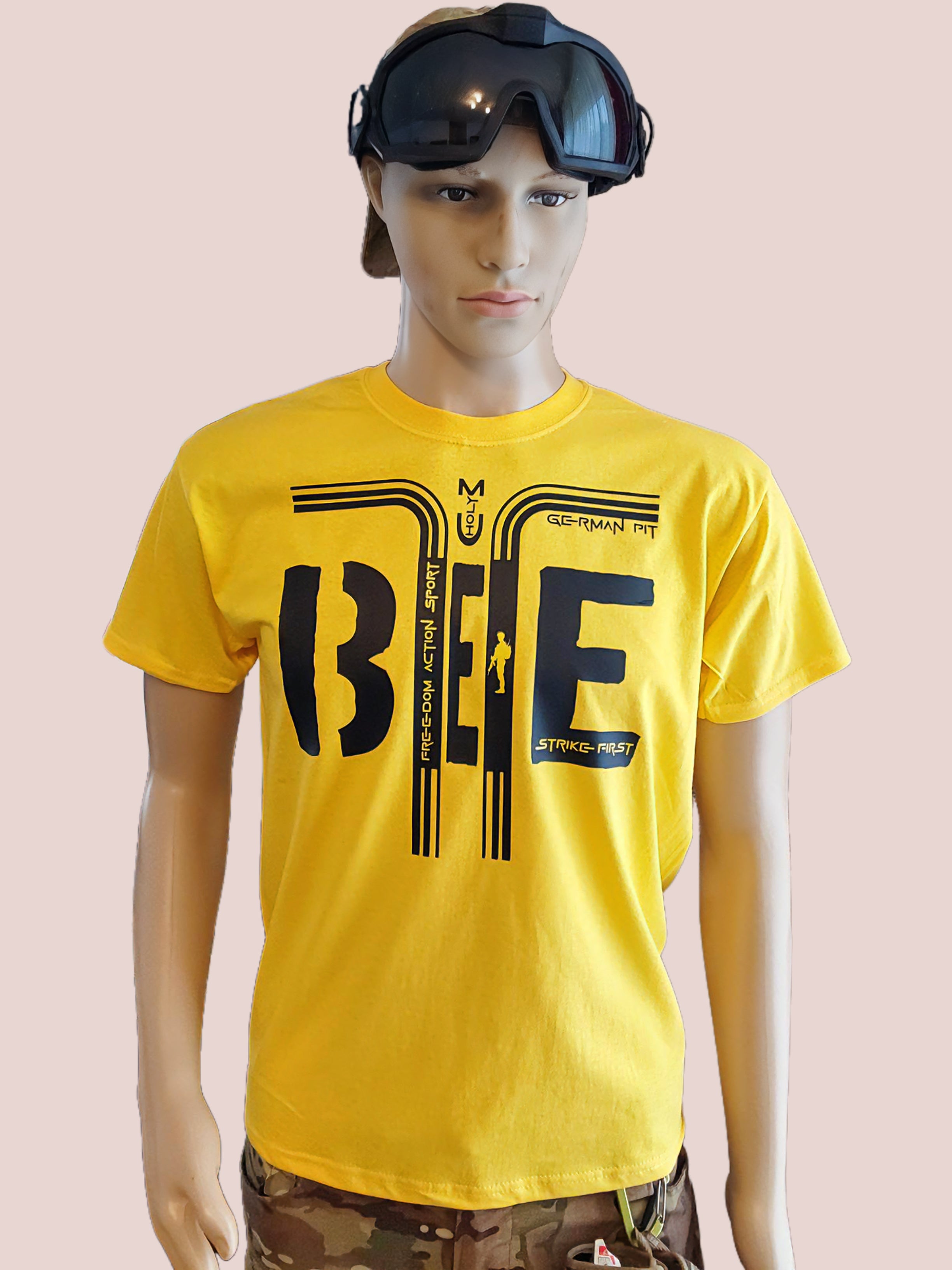 HolyMC T-Shirt BEE Gelb Baumwolle