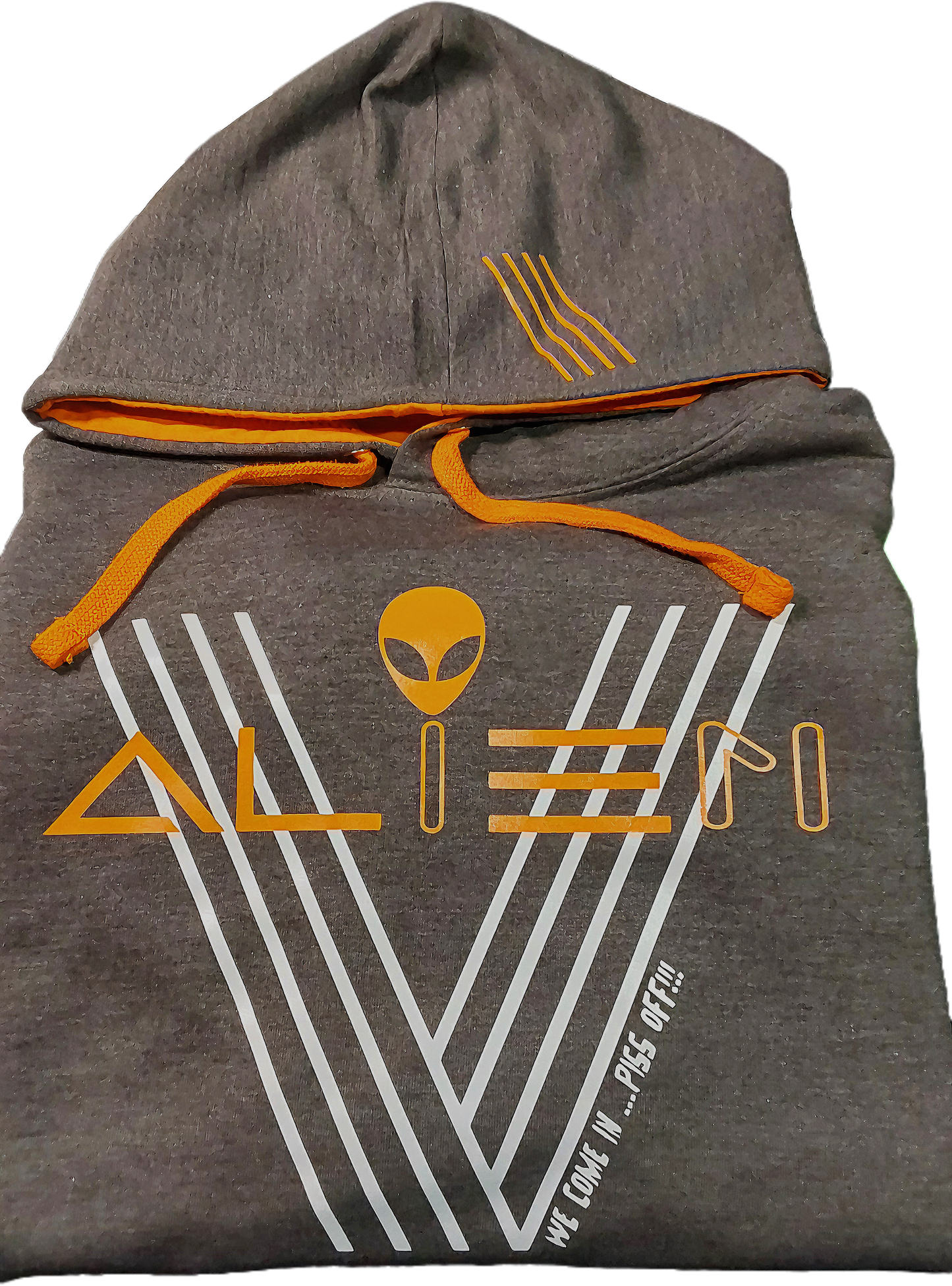 HolyMC Hoodie Alien Grau Premium Style