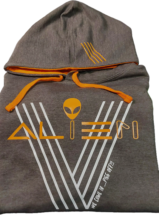 HolyMC Hoodie Alien Grau Premium Style