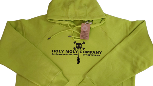 Herren Hoodie "New Brand" Limes-Green 100% Bio Baumwolle