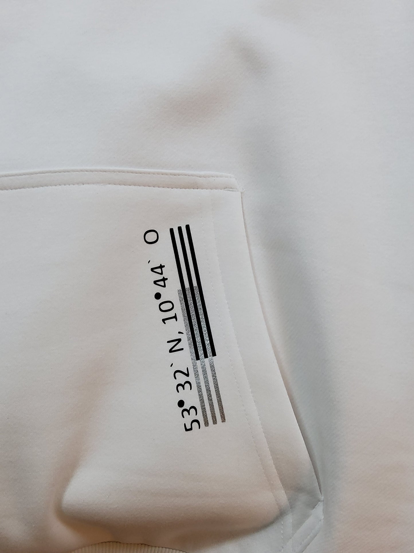 Hoodie" mother of pearl " in Schneeweiß