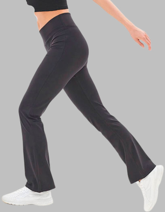 Damen Leggings " Flared Black "