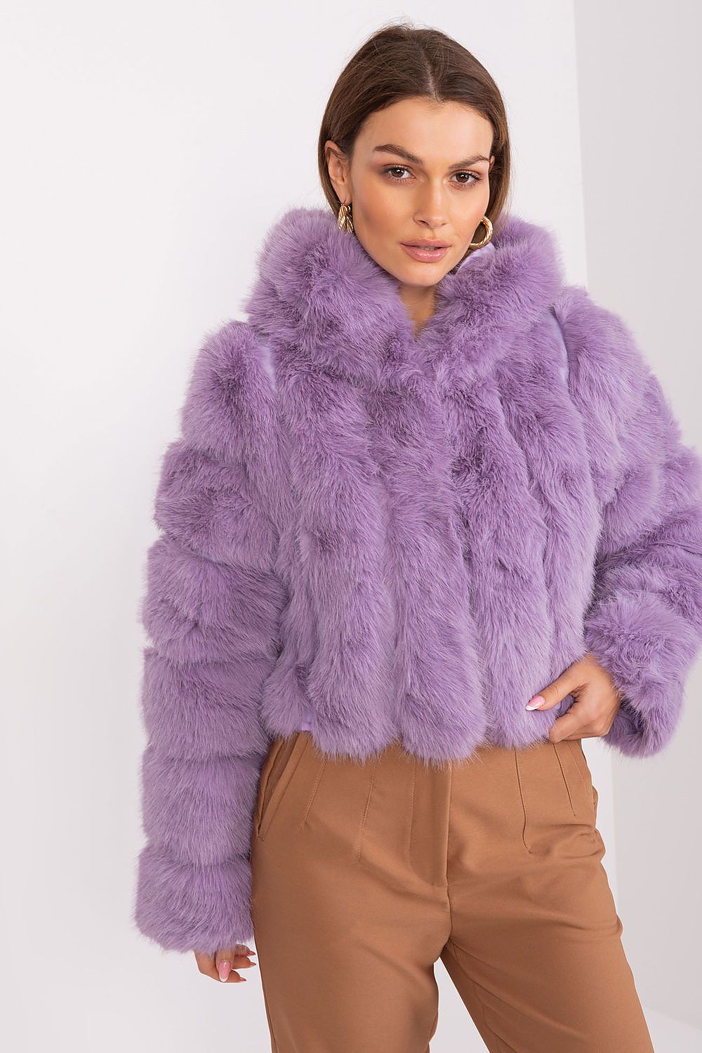 Jacke AT Pelz Look in verschiedenen Farben