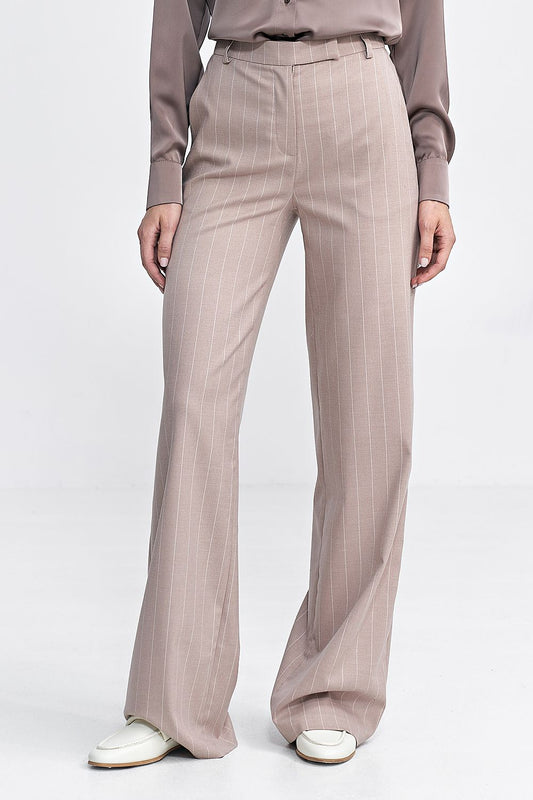 Damen Lange Hose Nife beige