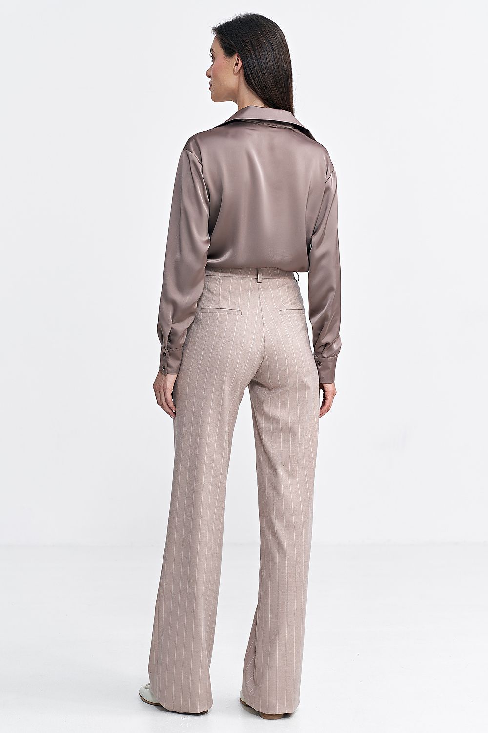 Damen Lange Hose Nife beige