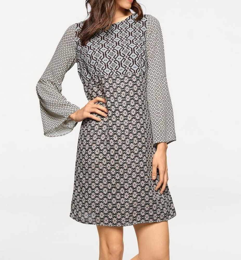 Linea Tesini Kleid, bunt