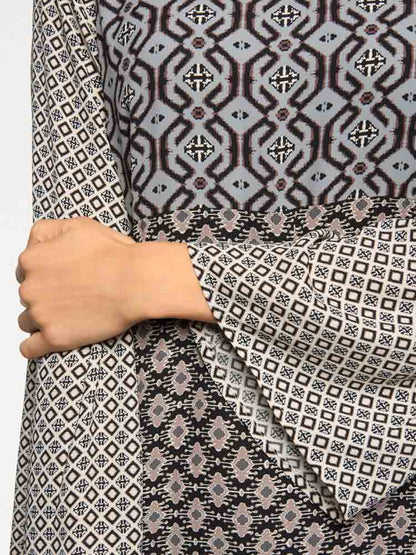Linea Tesini Kleid, bunt