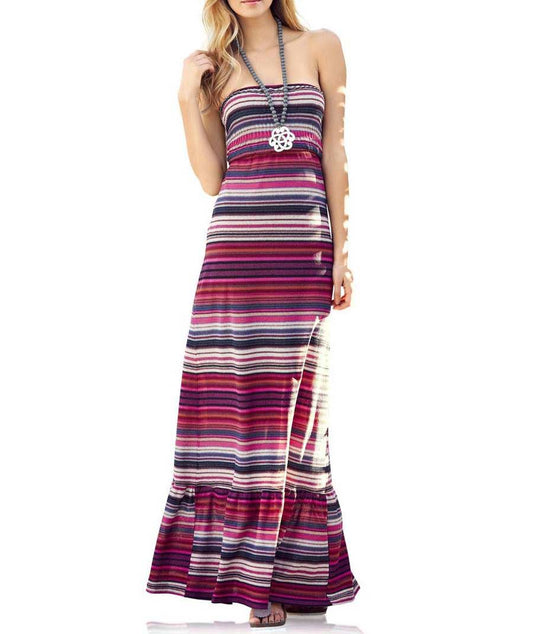Rick Cardona Maxi Kleid, bunt