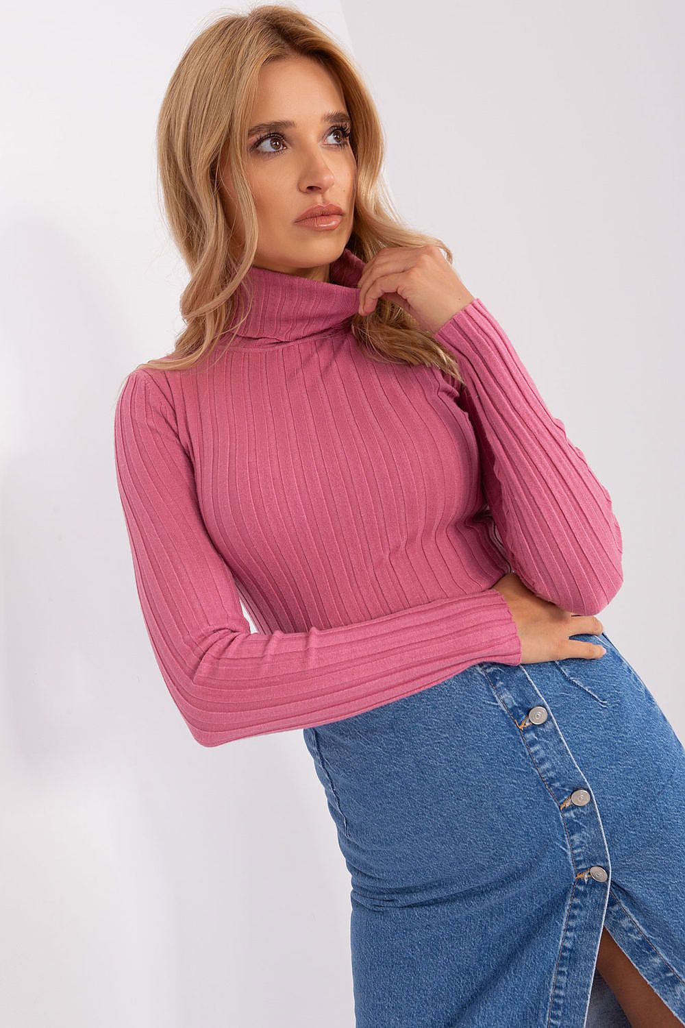 Rollkragenpullover Factory Price verschiedene Farben