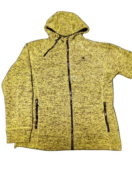 Hoodie Zipper in Neon Green