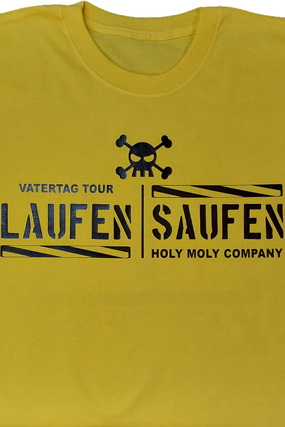 Vatertag Tour T-Shirt "Laufen und Saufen"